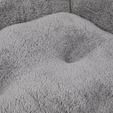 PaWz Pet Dog Cat Bed Deluxe Soft Cushion Lining Warm Kennel Grey Star L PaWz