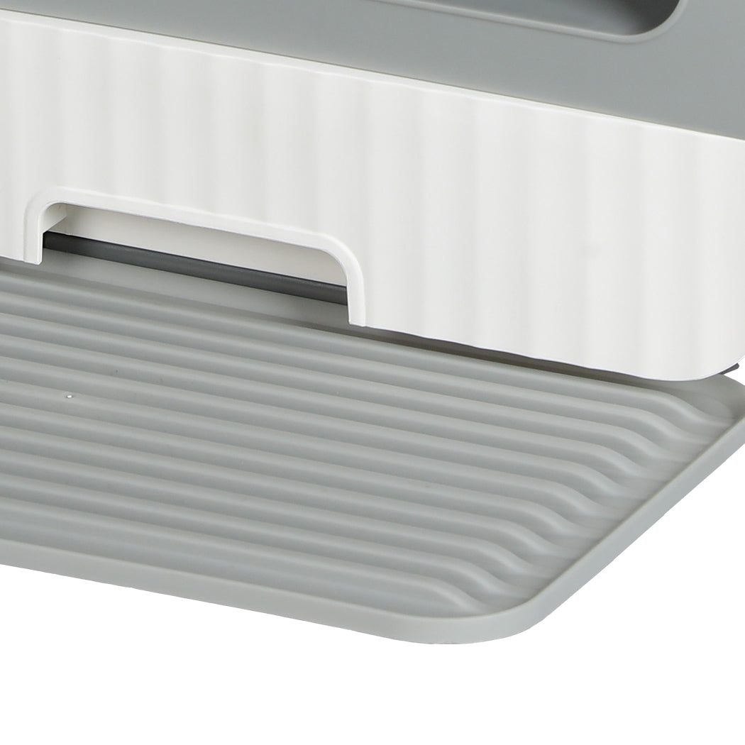 PaWz Fully Enclosed Cat Litter Box Mat Kitty Toilet Trapping Odour Control Basin Petsleisure
