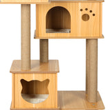 PaWz Cat Tree Scratching Post Scratcher Cats Tower Wood Condo Toys House 155cm PaWz