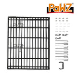 PaWz Pet Dog Playpen Puppy Exercise 8 Panel Enclosure Fence Black With Door 30" PaWz