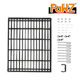 PaWz Pet Dog Playpen Puppy Exercise 8 Panel Fence Black Extension No Door 42" PaWz