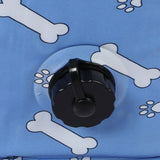 Portable Pet Swimming Pool Kids Dog Cat Washing Bathtub Outdoor Bathing Blue M PaWz