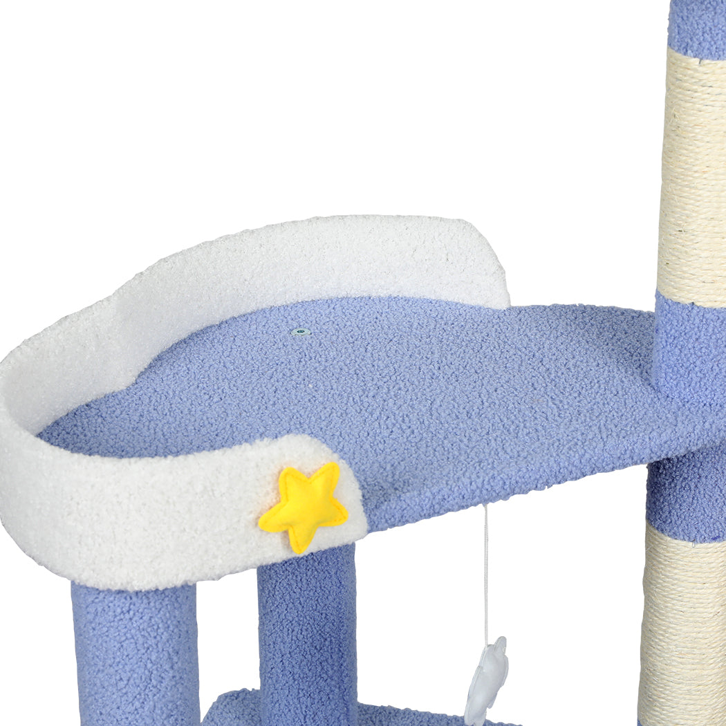 PaWz Cat Tree Kitten Furniture Condo Post Scratching Multi-Level Tower 110cm Petsleisure