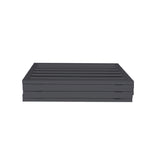 PaWz Wooden Pet Gate Dog Fence Safety Stair Barrier Security Door 6 Panels Grey PaWz