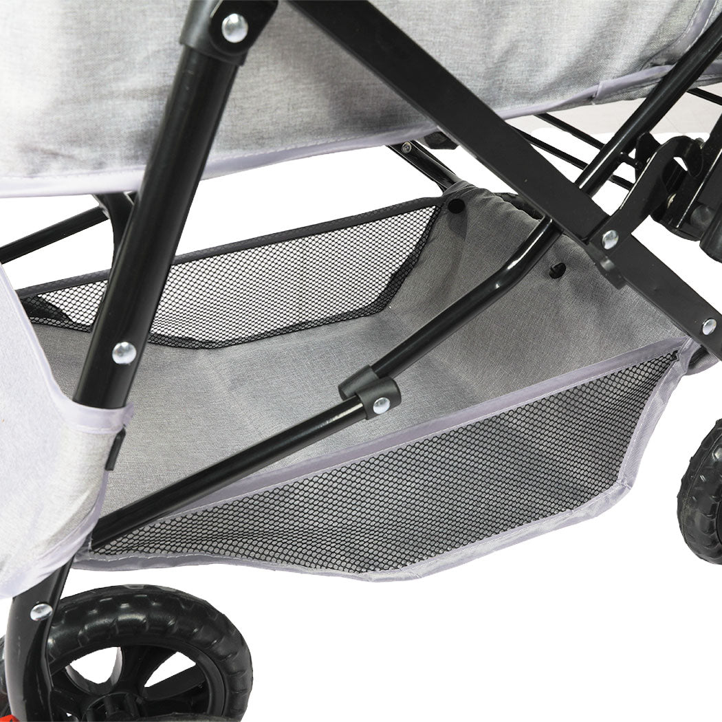 PaWz Pet Stroller Pram Dog Carrier Trailer Strollers 4 Wheels Foldable Large PaWz