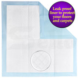 PaWz 100 Pcs 60x60cm Ultra Absorbent Puppy Pet Dog Cat Toilet Training Pads Blue PaWz