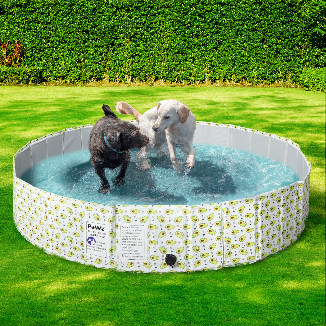PaWz 160cm Pet Dog Swimming Pool Cat Portable BathTub Kid Shower Washing Folding PaWz