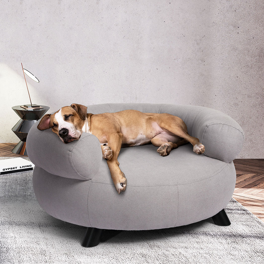 PaWz Pet Sofa Bed Dog Cat Warm Soft Round Lounge Couch Removable Cushion Small Petsleisure