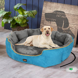 PaWz Electric Pet Heater Bed Heated Mat Cat Dog Heat Blanket Removable Cover L Petsleisure