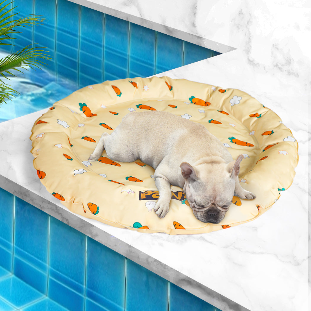 PaWz Pet Cool Gel Mat Cat Bed Dog Bolster Waterproof Self-cooling Pads Summer M PaWz