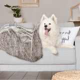 PaWz Dog Blanket Pet Cat Mat Puppy Warm Soft Plush Washable Reusable Large Brown PaWz