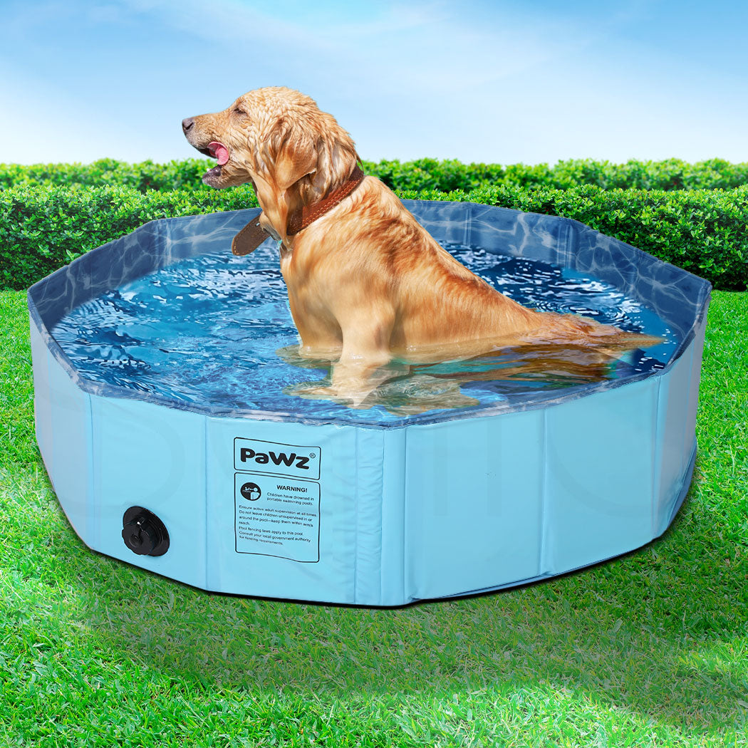 Portable Pet Swimming Pool Kids Dog Cat Washing Bathtub Outdoor Bathing XXL PaWz