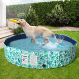 PaWz 120cm Pet Dog Swimming Pool Cat Portable BathTub Kid Shower Washing Folding PaWz