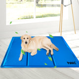 PaWz Pet Cooling Mat Gel Mats Bed Cool Pad Puppy Cat Non-Toxic Summer 140x90cm PaWz