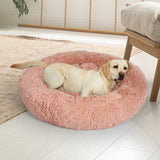 PaWz Pet Bed Cat Dog Donut Nest Calming Kennel Cave Deep Sleeping Pink XXXL PaWz
