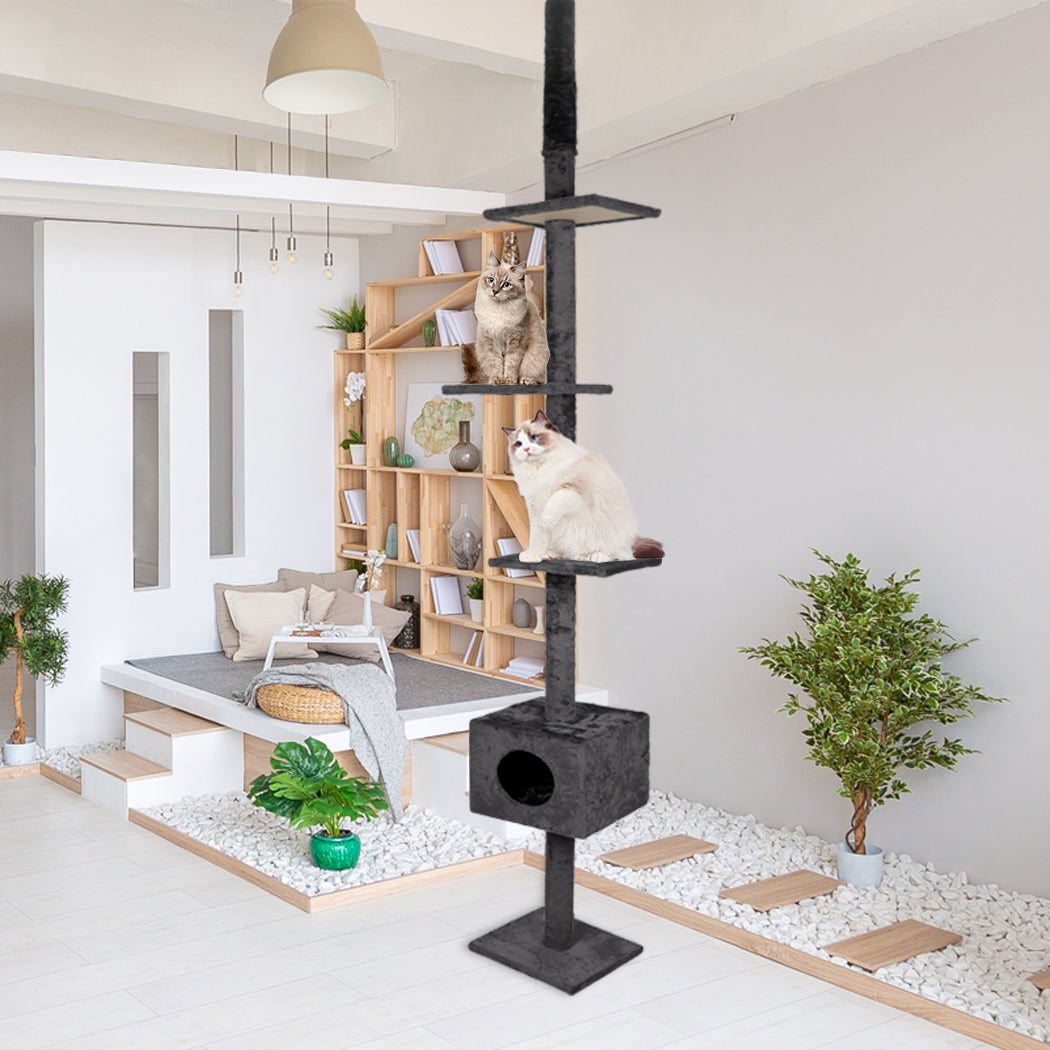 PaWz Cat Scratching Post Tree Condo Furniture Scratch Adjustable Height 248-288 PaWz