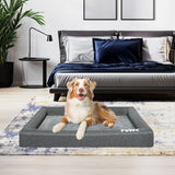 PaWz Memory Foam Pet Bed Calming Dog Cushion Orthopedic Mat Washable Removable L Petsleisure