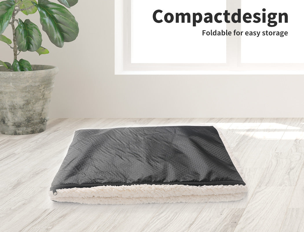 PaWz Pet Bed Heated Dog Cat Soft Mattress Cushion Pillow Mat L PaWz