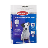 NUHEART Monthly Heatworm Tablets For Dogs (6pack)