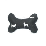 Mog And Bone Printed Bone Soft Toy Black Dog