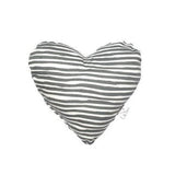 Mog And Bone Heart Shaped Soft Toy Grey Stripe