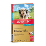 Advantix For Medium Dogs 4-10kg (3 pack) Advantix