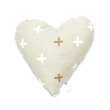 Mog And Bone Printed Heart Soft Toy Oatmeal Cross