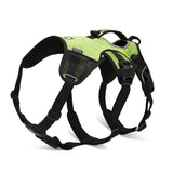 Dog Harness Backpack Neon Yellow L