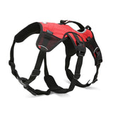 Dog Harness Backpack Red M