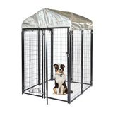 Pet Basic 1.83 x 1.22 x 1.22m Dog Kennel Enclosure Waterproof Lockable Gate Petsleisure