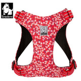 Floral Doggy Harness Red XL True Love