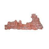 Ultimate Reptile Suppliers Rocky Outcrop Red Jaggered Ornament
