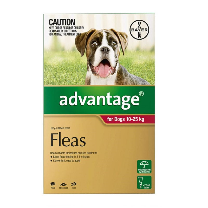 Advantage Flea Treatment For Large Dogs 10-25kg Advantage
