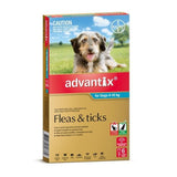 Advantix For Medium Dogs 4-10kg (6 pack) Advantix