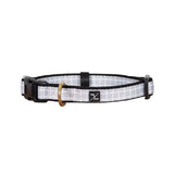 Mog And Bone Neoprene Collar Grey Check