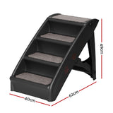 i.Pet Dog Ramp For Bed Sofa Car Pet Steps Stairs Ladder Indoor Foldable Portable i.Pet