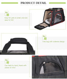 Light Weight Soft Sided Foldable Durable Polyester Pet Carrier Bag Unbranded