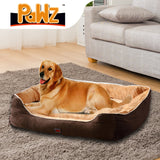 PaWz Pet Bed Mattress Dog Cat Pad Mat Puppy Cushion Soft Warm Washable XL Brown PaWz