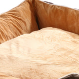 PaWz Pet Bed Mattress Dog Cat Pad Mat Puppy Cushion Warm Washable 3XL Brown PaWz
