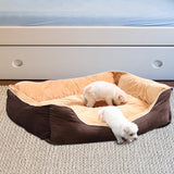 PaWz Pet Bed Mattress Dog Cat Pad Mat Puppy Cushion Warm Washable 3XL Brown PaWz