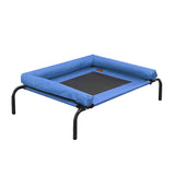 PaWz Pet Bed Heavy Duty Frame Hammock Bolster Trampoline Dog Puppy Mesh XL Blue