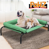 PaWz Pet Bed Heavy Duty Frame Hammock Bolster Trampoline Dog Puppy Mesh XL Green PaWz
