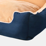 PaWz Pet Bed Dog Puppy Beds Cushion Pad Pads Soft Plush Cat Pillow Mat Blue L PaWz