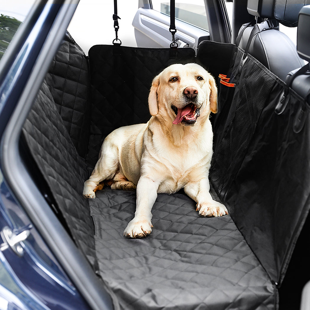 PaWz Pet Car Seat Cover Cat Dog Hammock Non Slip Waterproof Protector Mat Black PaWz