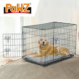 PaWz Pet Dog Cage Crate Kennel Portable Collapsible Puppy Metal Playpen 42" PaWz