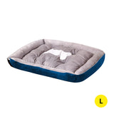 PaWz Pet Bed Dog Beds Bedding Mattress Mat Cushion Soft Pad Pads Mats L Navy PaWz