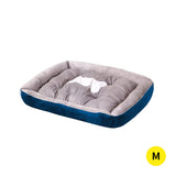 PaWz Pet Bed Dog Beds Bedding Mattress Mat Cushion Soft Pad Pads Mats M Navy PaWz
