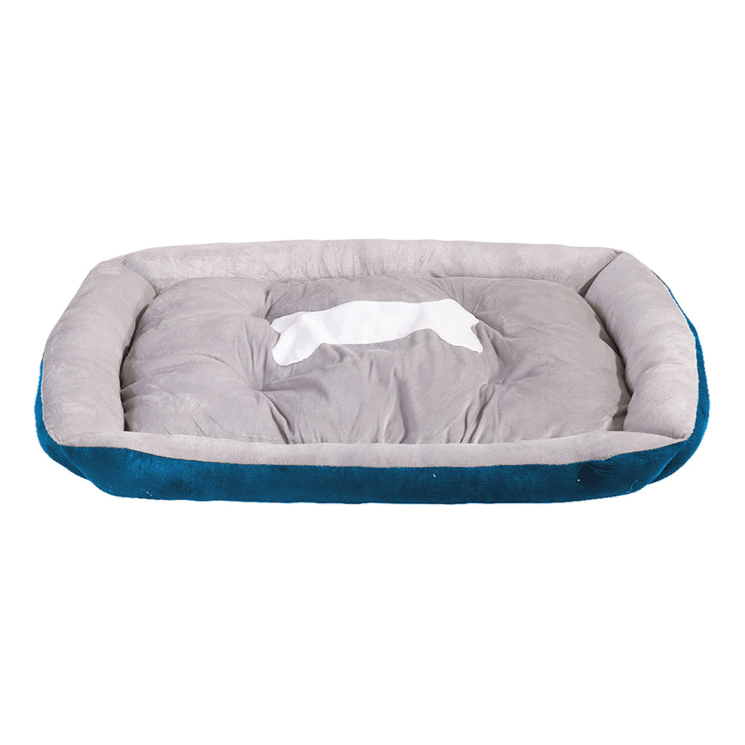 PaWz Pet Bed Dog Beds Bedding Mattress Mat Cushion Soft Pad Pads Mats XL Navy PaWz