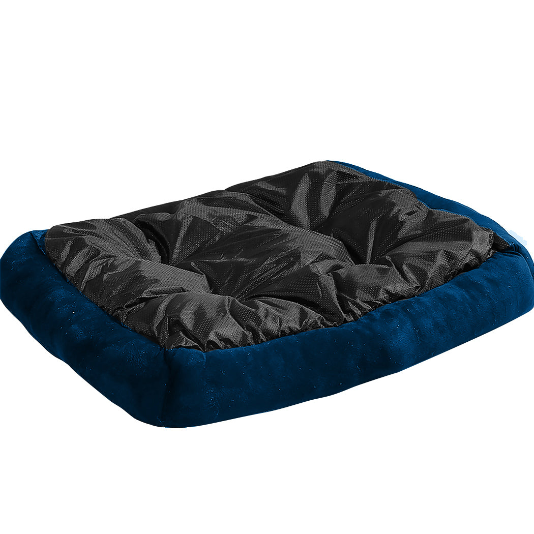 PaWz Pet Bed Dog Beds Bedding Mattress Mat Cushion Soft Pad Pads Mats XL Navy PaWz