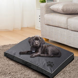 PaWz Pet Bed Mattress Dog Cat Pad Mat Summer Winter Cushion Pillow M Black (2 Pieces) PaWz